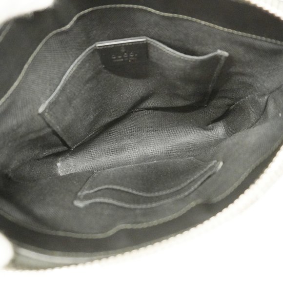 【3ce5526】Auth Gucci Sherry Line Shoulder Bag 523599 Men's GG Supreme,Leather - Picture 4 of 11